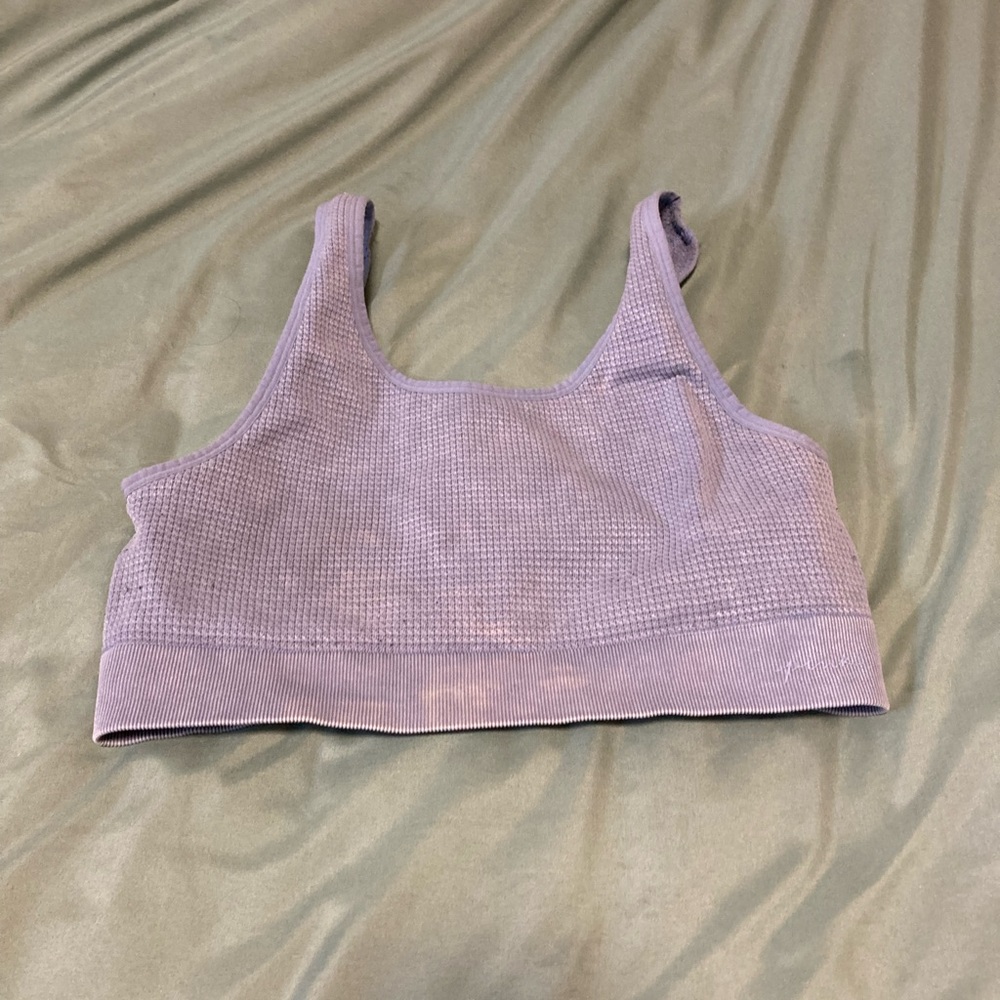 Victoria secret pink blue and gray washed sports bra